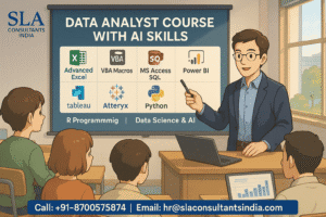 Read more about the article Start a Rewarding Career with SLA Consultants India’s Advanced Data Analyst Course in Delhi 