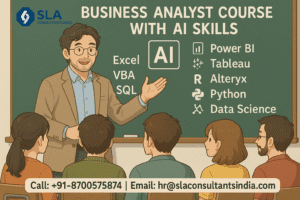 Read more about the article Certified Business Analytics Course Online – Best Training Institute, Update with AI Skills for 2026, by SLA Consultants India,