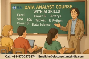 Read more about the article 2026 Best Institute, Searching for Data Analytics in Delhi as a Job Oriented Program | Live-Online training, Redesign Job with AI Skills, by SLA Consultants Delhi, India,